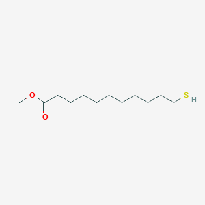molecular formula C12H24O2S B8708266 Methyl 11-mercaptoundecanoate CAS No. 73391-27-2