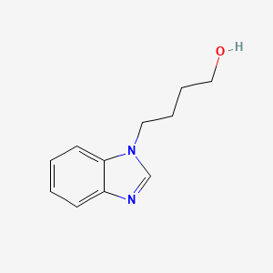 molecular formula C11H14N2O B8708282 1h-Benzimidazole-1-butanol CAS No. 62780-80-7