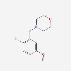 4-Chloro-3-(morpholinomethyl)phenol