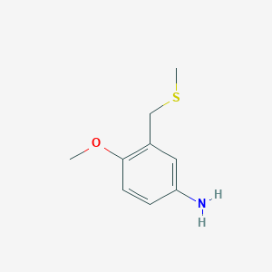 4-Methoxy-3-methylsulfanylmethyl-phenylamine