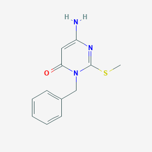 6-Amino-3-benzyl-2-(methylsulfanyl)pyrimidin-4(3H)-one