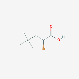 molecular formula C7H13BrO2 B8708558 2-Bromo-4,4-dimethylpentanoic acid CAS No. 29846-98-8