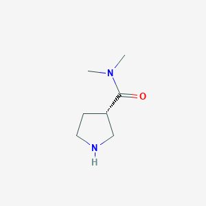 (3S)-N,N-dimethylpyrrolidine-3-carboxamide