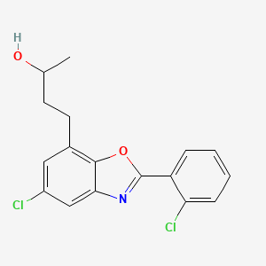 5-Chloro-2-(2-chlorophenyl)-7-(3-hydroxybutyl)-benzoxazole