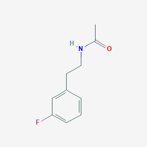 molecular formula C10H12FNO B8708579 N-(3-Fluorophenethyl)acetamide 