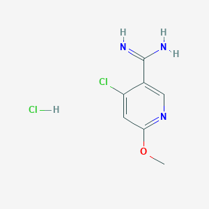 4-Chloro-6-methoxynicotinimidamide hydrochloride