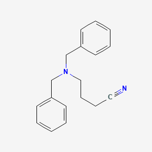 molecular formula C18H20N2 B8708604 4-(N,N-dibenzylamino)butyronitrile 