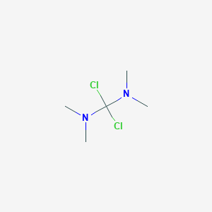 molecular formula C5H12Cl2N2 B8708710 Bis(dimethylamino)dichloromethane CAS No. 108790-41-6