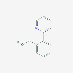 molecular formula C12H11NO B8708726 (2-(Pyridin-2-yl)phenyl)methanol 