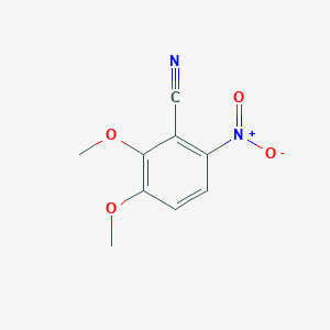 molecular formula C9H8N2O4 B8708803 Benzonitrile, 2,3-dimethoxy-6-nitro- CAS No. 108711-21-3
