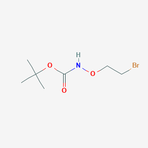 molecular formula C7H14BrNO3 B8708983 tert-butyl N-(2-bromoethoxy)carbamate 