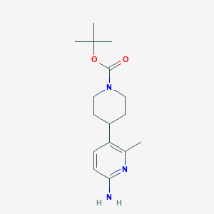 Tert-butyl 4-(6-amino-2-methylpyridin-3-yl)piperidine-1-carboxylate
