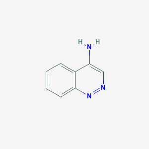 molecular formula C8H7N3 B087092 Cinnolin-4-amine CAS No. 152-83-0