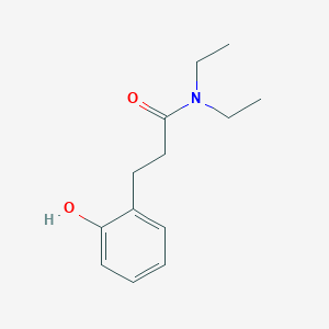 molecular formula C13H19NO2 B8709311 N,N-diethyl-3-(2-hydroxyphenyl)propanamide 