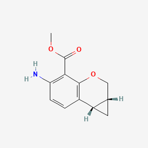 (1AR,7bS)-methyl 5-amino-1,1a,2,7b-tetrahydrocyclopropa[c]chromene-4-carboxylate