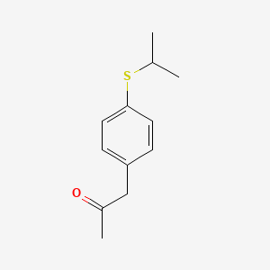 1-{4-[(Propan-2-yl)sulfanyl]phenyl}propan-2-one