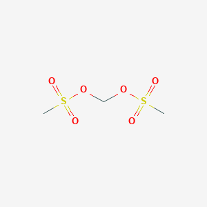 molecular formula C3H8O6S2 B087094 Methylene dimethanesulfonate CAS No. 156-72-9