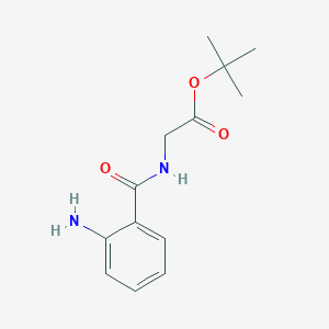 molecular formula C13H18N2O3 B8709438 Tert-butyl 2-(2-aminobenzamido)acetate CAS No. 855997-66-9