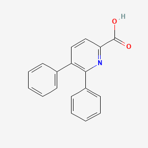 molecular formula C18H13NO2 B8709520 5,6-Diphenyl-pyridine-2-carboxylic acid 