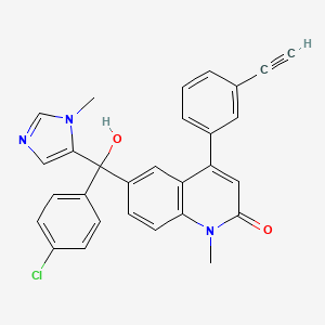 molecular formula C29H22ClN3O2 B8709593 (Rac)-CP-609754 
