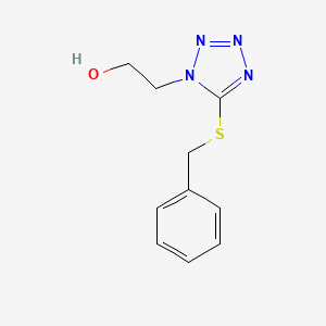 2-[5-(Benzylsulfanyl)-1H-tetrazol-1-yl]ethan-1-ol