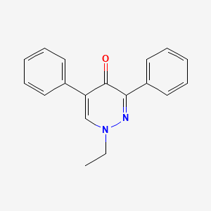 4(1H)-Pyridazinone, 1-ethyl-3,5-diphenyl-