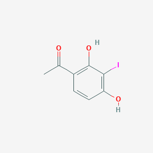 molecular formula C8H7IO3 B8709650 1-(2,4-dihydroxy-3-iodophenyl)ethan-1-one 