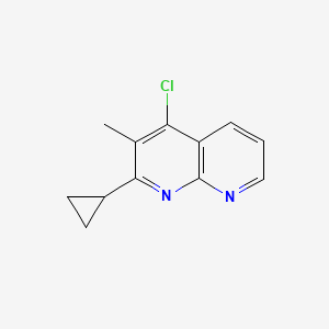 4-Chloro-2-cyclopropyl-3-methyl-1,8-naphthyridine