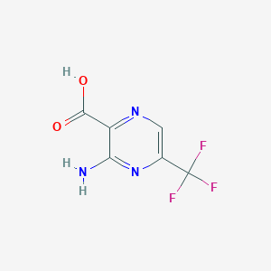 3-Amino-5-trifluoromethylpyrazine-2-carboxylic acid