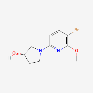 (S)-1-(5-Bromo-6-methoxypyridin-2-yl)pyrrolidin-3-ol