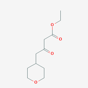 ethyl 3-oxo-4-(tetrahydro-2H-pyran-4-yl)butanoate