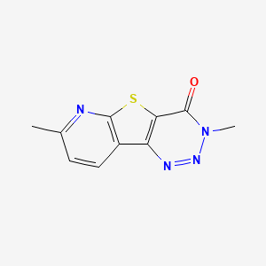 3,7-Dimethylpyrido[3',2':4,5]thieno[3,2-d]-1,2,3-triazine-4-one