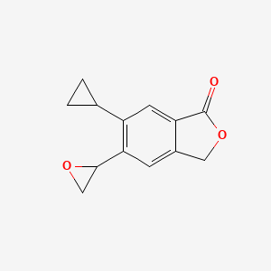 6-Cyclopropyl-5-oxiran-2-yl-2-benzofuran-1(3H)-one