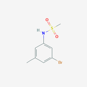molecular formula C8H10BrNO2S B8709791 N-(3-bromo-5-methylphenyl)methanesulfonamide 