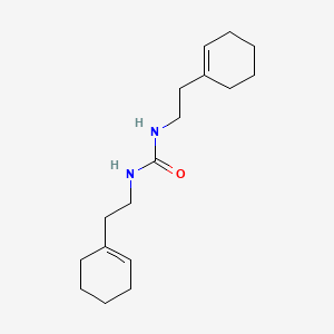 molecular formula C17H28N2O B8709799 1,3-Bis[2-(1-cyclohexen-1-yl)ethyl]urea 