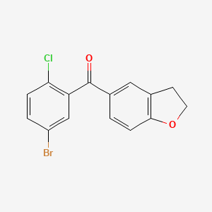 (5-Bromo-2-chloro-phenyl)-(2,3-dihydrobenzofuran-5-yl)methanone