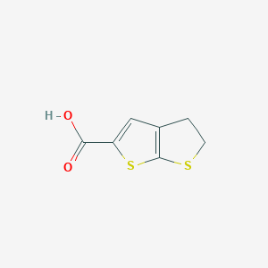 molecular formula C7H6O2S2 B8709877 4,5-Dihydrothieno[2,3-b]thiophene-2-carboxylic acid 