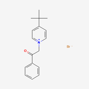 4-Tert-butyl-1-(2-oxo-2-phenylethyl)pyridinium bromide