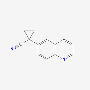 1-(Quinolin-6-yl)cyclopropanecarbonitrile