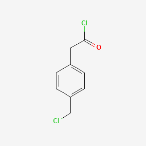 molecular formula C9H8Cl2O B8709976 p-Chloromethylphenylacetyl chloride CAS No. 56097-33-7