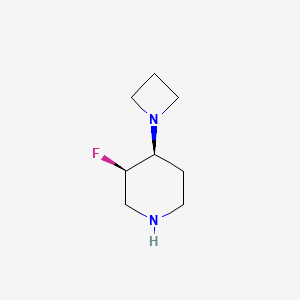 (cis)-4-Azetidin-1-yl-3-fluoro-piperidine