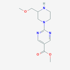 Methyl 2-(3-(methoxymethyl)piperazin-1-yl)pyrimidine-5-carboxylate
