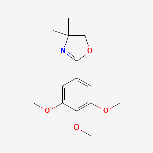 4,4-Dimethyl-2-(3,4,5-trimethoxyphenyl)-4,5-dihydro-1,3-oxazole