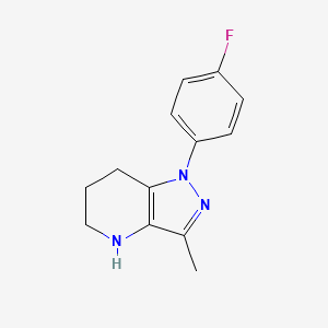 1-(4-fluorophenyl)-3-methyl-4,5,6,7-tetrahydro-1H-pyrazolo[4,3-b]pyridine