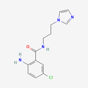 2-Amino-5-chloro-N-[3-(1H-imidazol-1-yl)propyl]benzamide