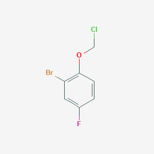 2-Bromo-1-(chloromethoxy)-4-fluorobenzene