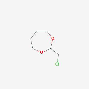 molecular formula C6H11ClO2 B8710182 2-(chloromethyl)-1,3-dioxepane CAS No. 54237-96-6