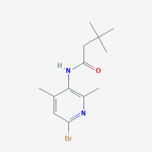 N-(6-bromo-2,4-dimethylpyridin-3-yl)-3,3-dimethylbutanamide