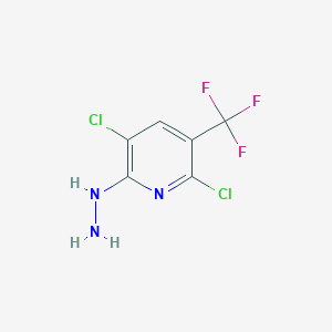 2(1H)-Pyridinone, 3,6-dichloro-5-(trifluoromethyl)-, hydrazone