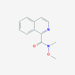 N-methoxy-N-methylisoquinoline-1-carboxamide
